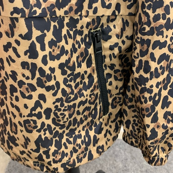 J. Crew Leopard Print Anorak Color Block jacket XS - Picture 8 of 9